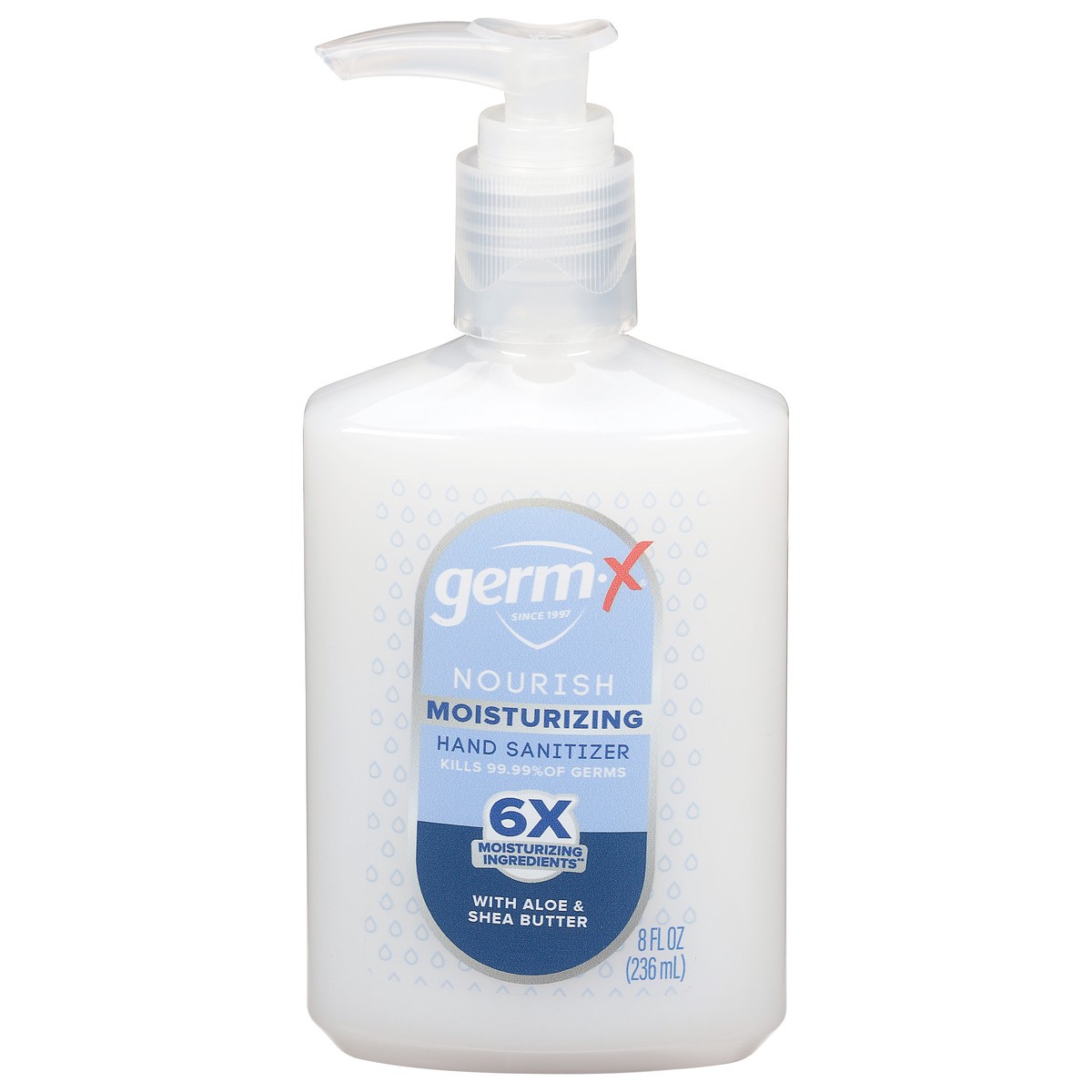 slide 1 of 9, Germ-X Nourish Moisturizing Hand Sanitizer 8 fl oz, 8 fl oz