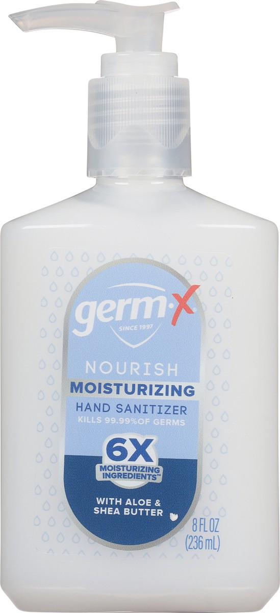 slide 9 of 9, Germ-X Nourish Moisturizing Hand Sanitizer 8 fl oz, 8 fl oz