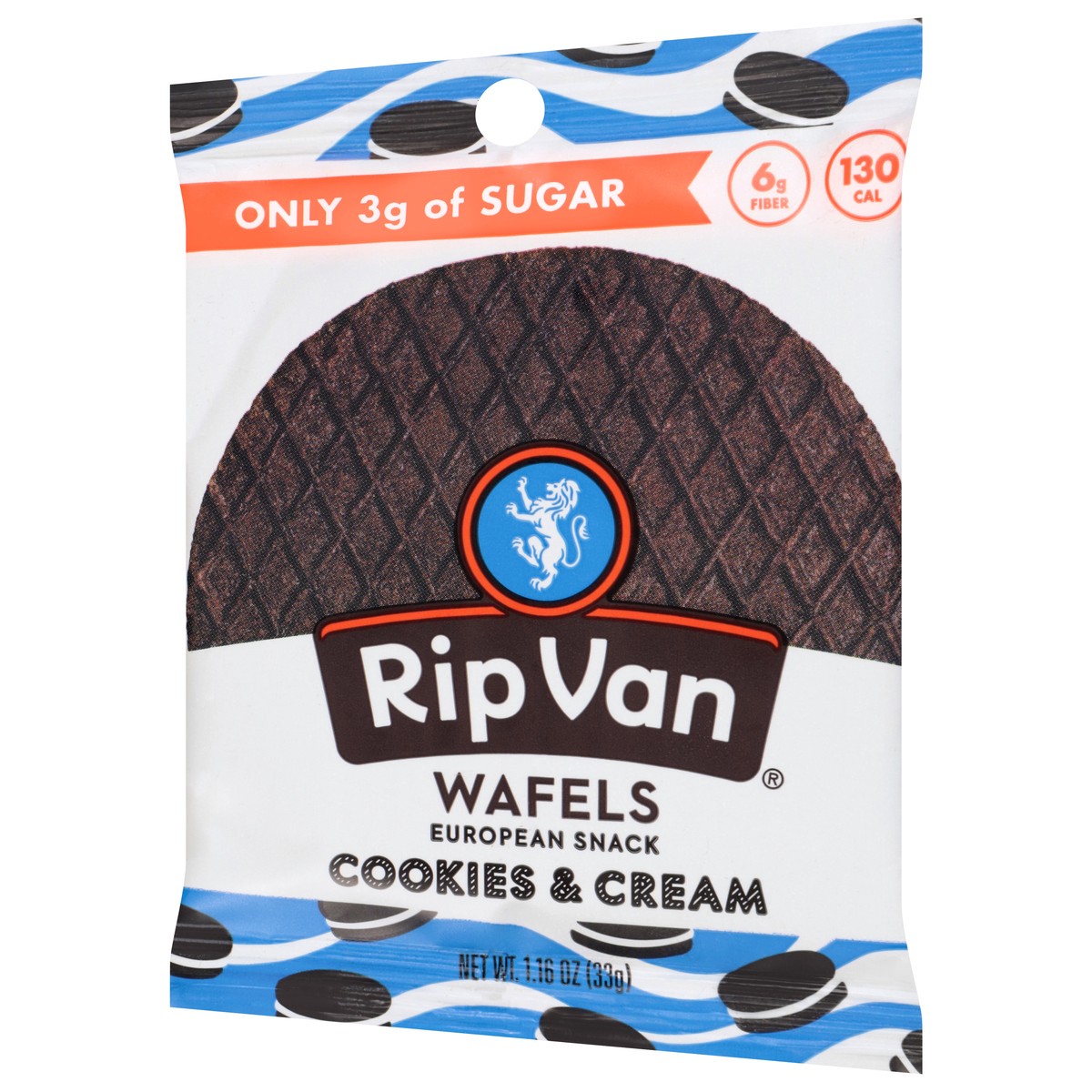slide 4 of 4, Rip Van Cookies & Cream Wafels 1.16 oz, 1.16 oz