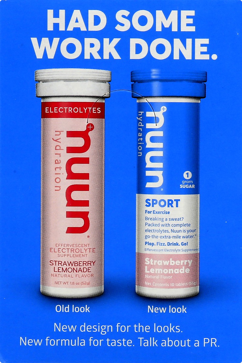 slide 9 of 13, Nuun Hydration Strawberry Lemonade Sport 8 ea, 8 ct