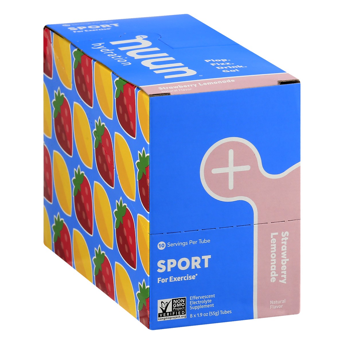 slide 13 of 13, Nuun Hydration Strawberry Lemonade Sport 8 ea, 8 ct