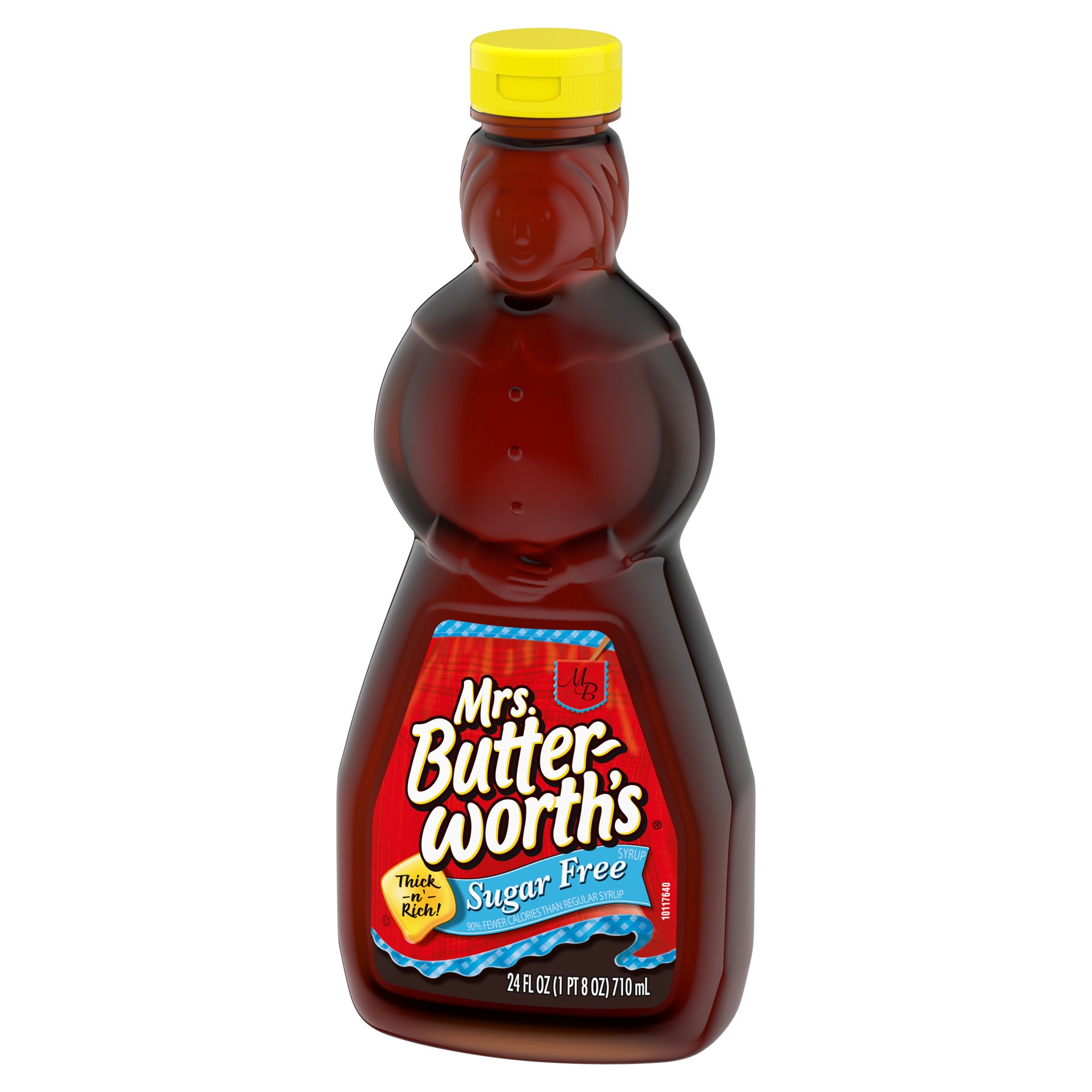 slide 2 of 4, Mrs. Butterworth's Thick and Rich Sugar Free Pancake Syrup, 24 Fl Oz Bottle, 24 fl oz