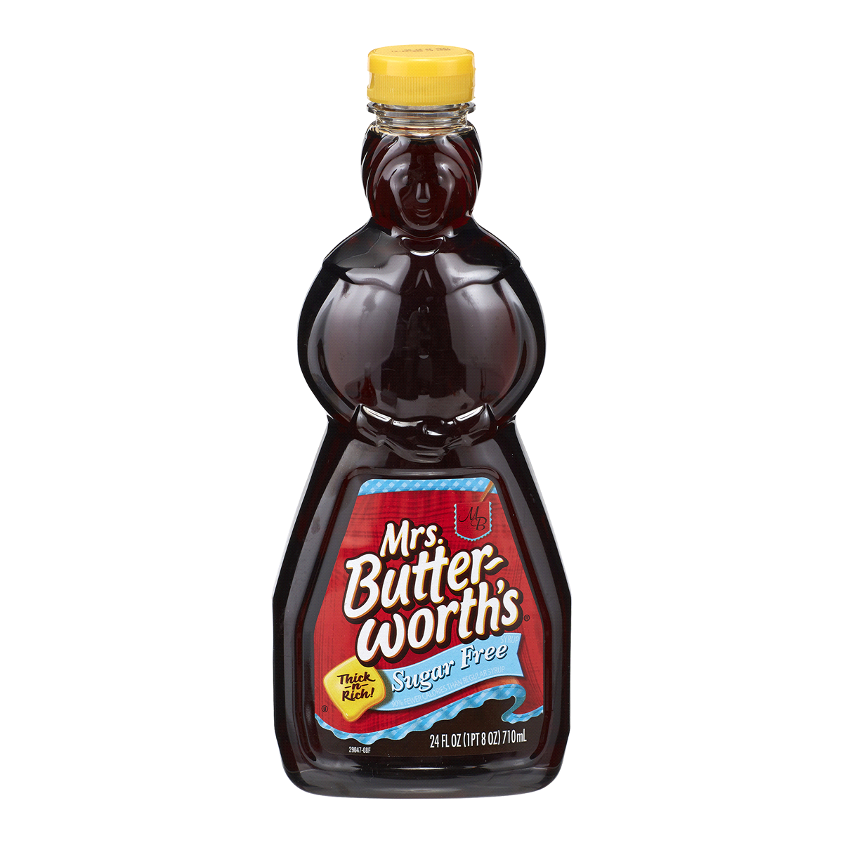 slide 1 of 8, Mrs. Butterworth's Low Calorie Sugar-Free Syrup, 24 oz