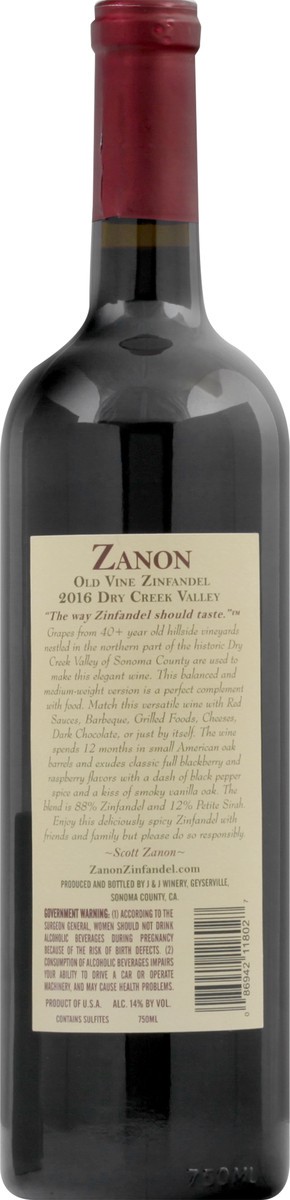 slide 2 of 9, Dry Creek Valley Zinfandel 750 ml, 750 ml