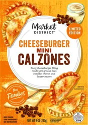 Market District Cheeseburger Mini Calzone