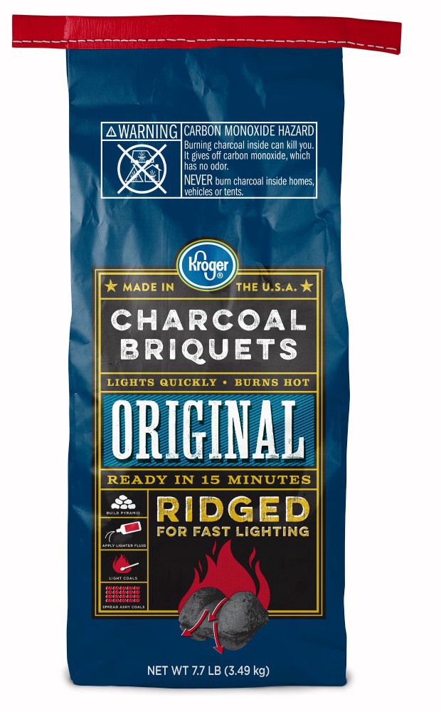 slide 1 of 4, Kroger Original Ridge Charcoal Briquettes, 7.7 lb