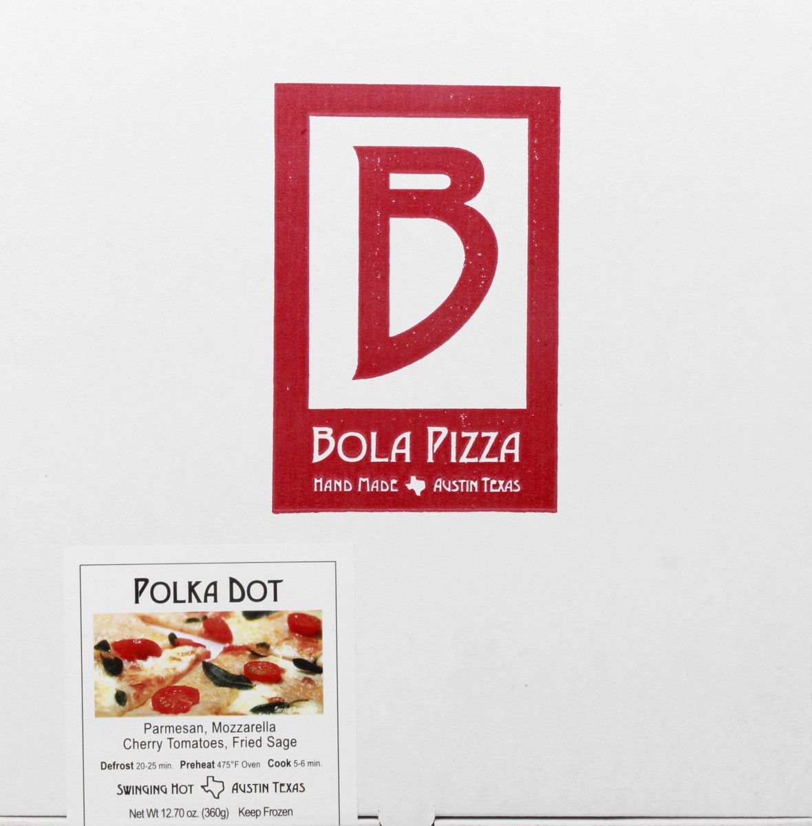 slide 8 of 13, Bola Pizza Polka Dot Pizza 12.7 oz, 12.7 oz