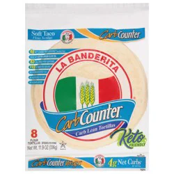 La Banderita Carb Counter 8" Flour Tortillas - Keto Certified