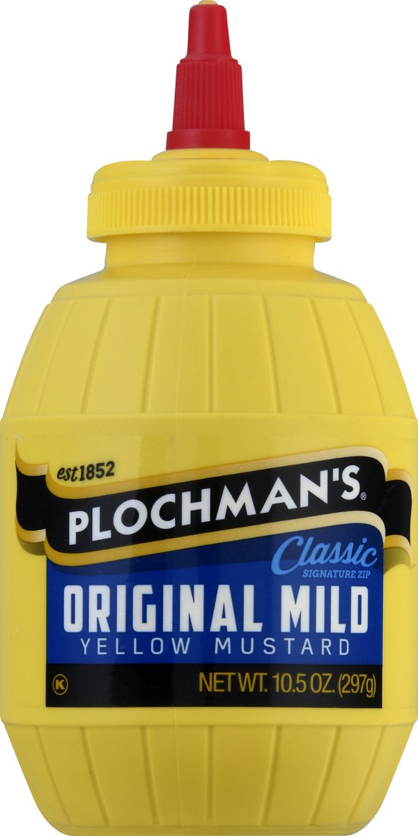 slide 5 of 9, Plochman's Yellow Original Mild Mustard 10.5 oz, 10.5 oz