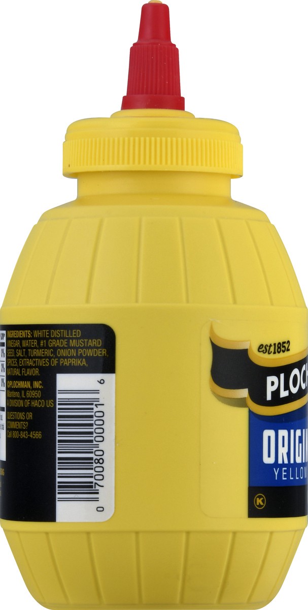 slide 8 of 9, Plochman's Yellow Original Mild Mustard 10.5 oz, 10.5 oz