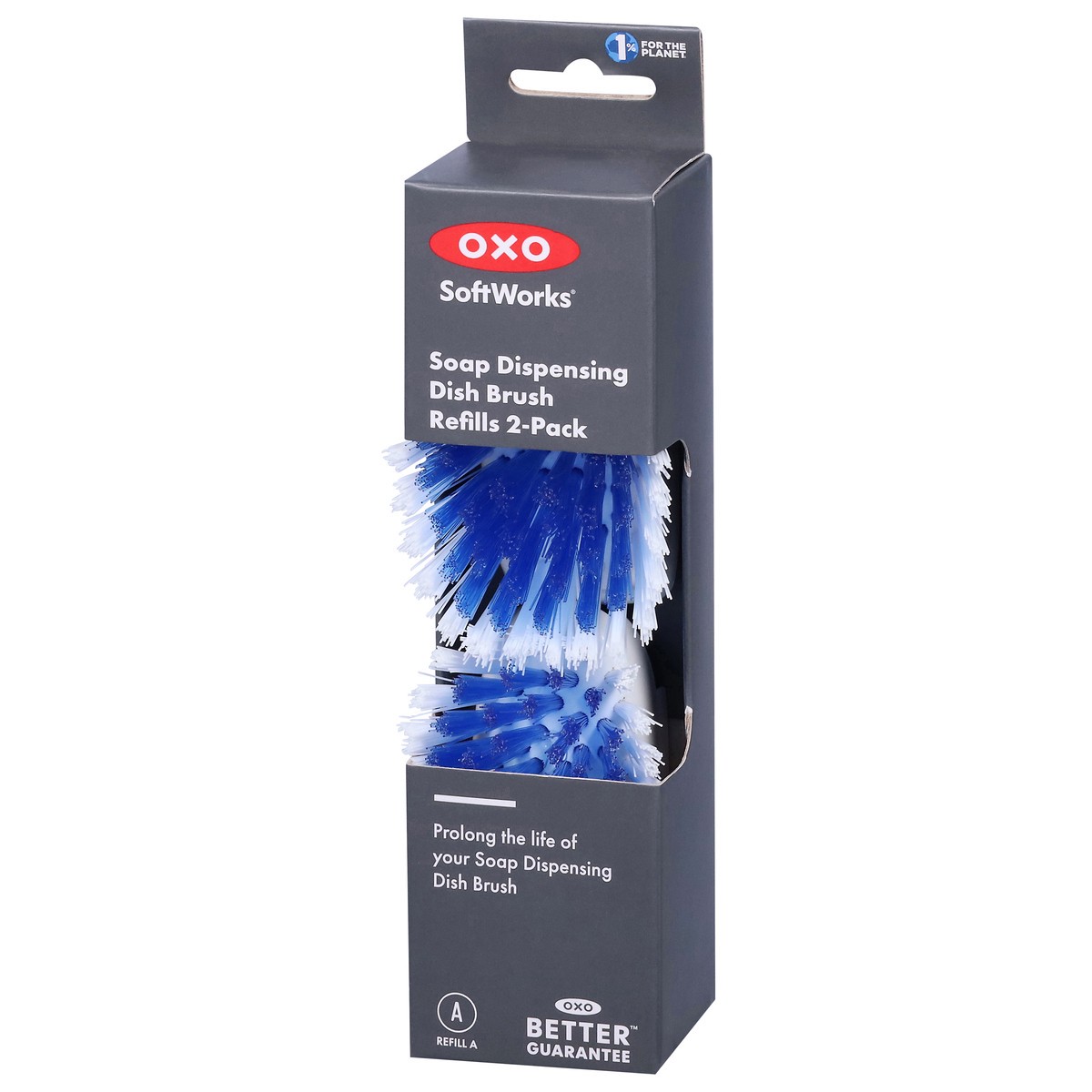 slide 9 of 13, OXO SoftWorks Soap Dispensing Dish Brush Refills 2 Each, 2 ct