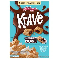 Kellogg's Krave Cinnamon Sugar Churro Breakfast Cereal, 11.1 oz