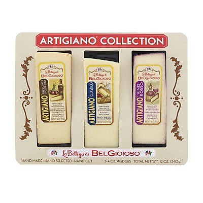 slide 1 of 1, La Bottega Di BelGioioso Assorted Wedges Artigiano Cheese Collection, 12 oz