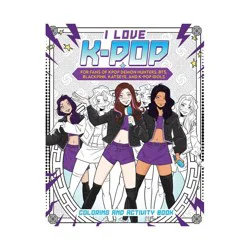 Simon & Schuster I Love K-Pop Coloring and Activity Book