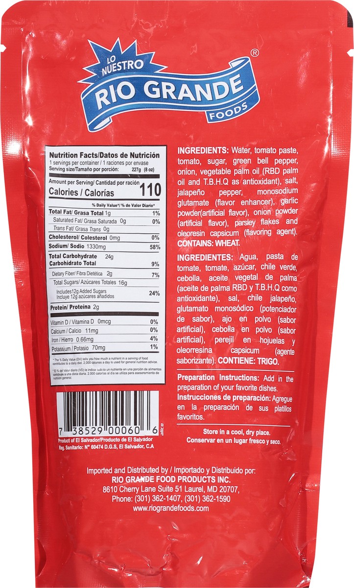 slide 11 of 14, Rio Grande Ranchera Style Tomato Sauce 8 oz, 8 oz