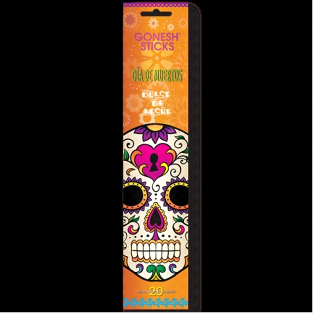 slide 1 of 1, Gonesh Day Of The Dead Dulce De Leche Incense, 20 ct