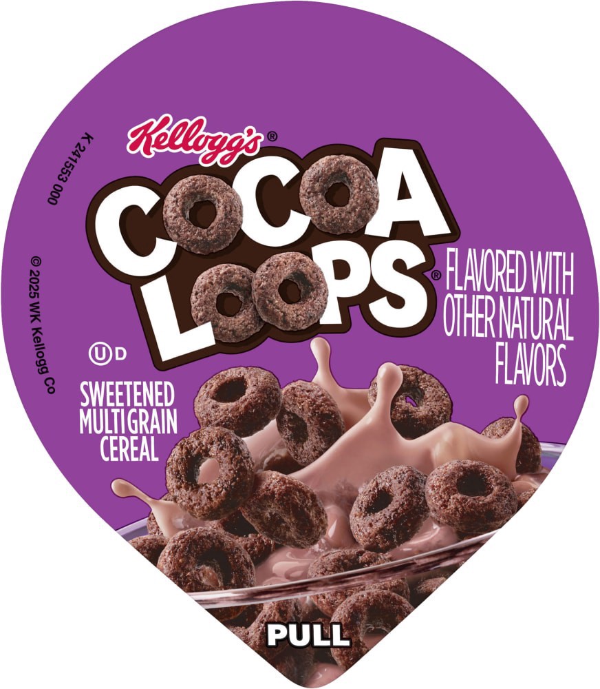 slide 2 of 5, Kellogg's® Cocoa Loops® Cereal Cup, 1.5 oz