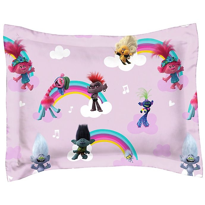 slide 3 of 4, Trolls Poppy Rainbow Twin/Full Comforter Set, 3 ct