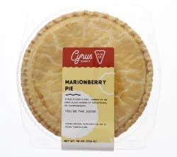 Cyrus O'Leary's Baked Marionberry Pie
