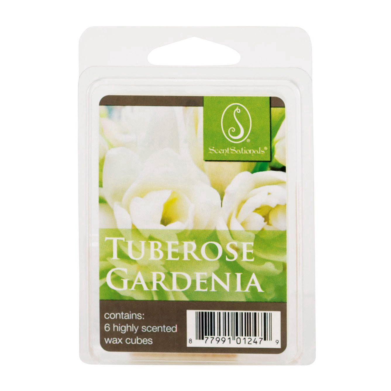 slide 1 of 1, ScentSationals Tuberose Gardenia Scented Wax Cubes, 6 ct