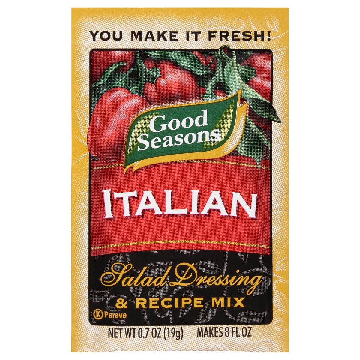 slide 1 of 9, Good Seasons Italian Dressing & Recipe Seasoning Mix, 0.7 oz Packet, 0.7 oz