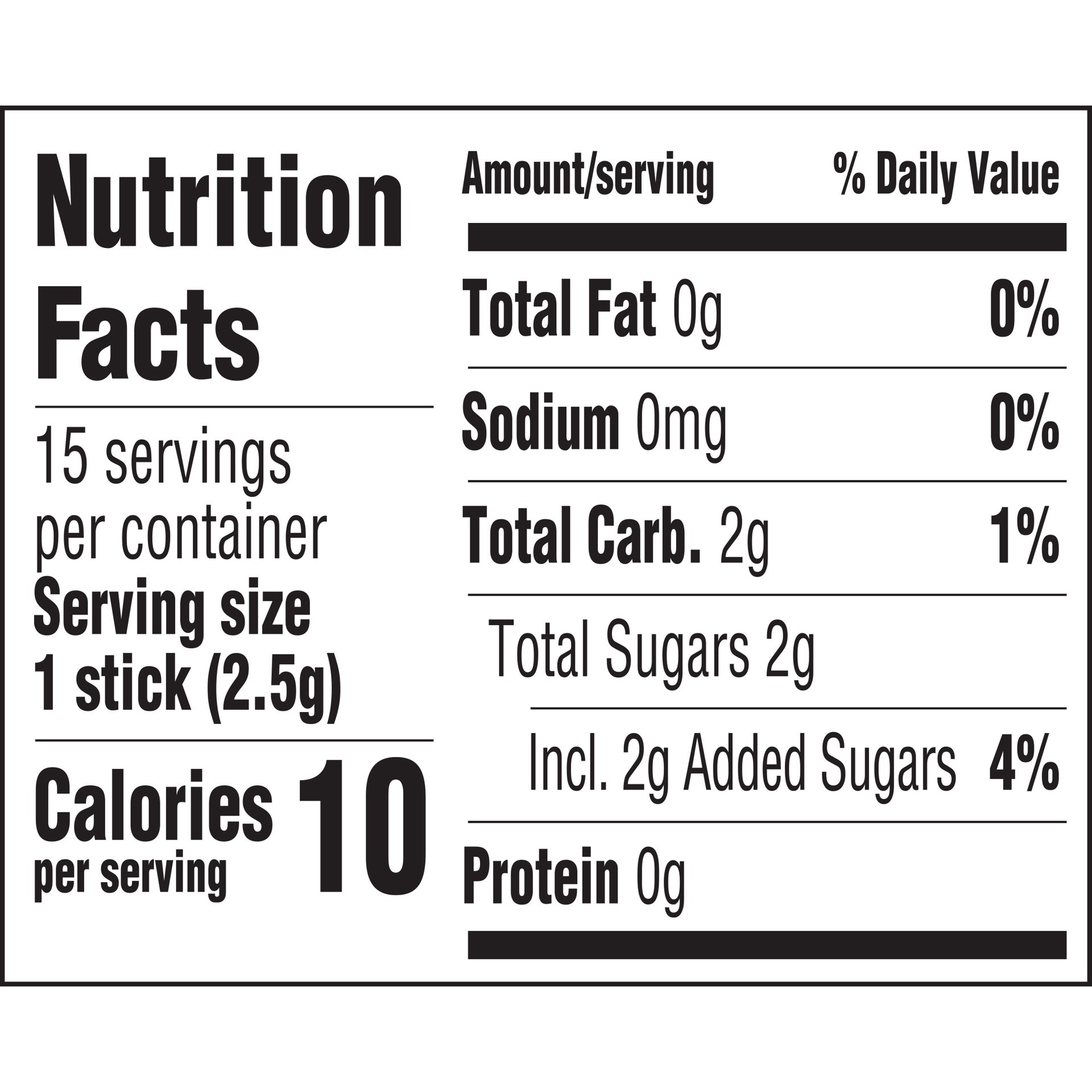 slide 5 of 5, Big Red WRIGLEY'S BIG RED Cinnamon Chewing Gum, Single Pack, 15 Stick, 15 pc