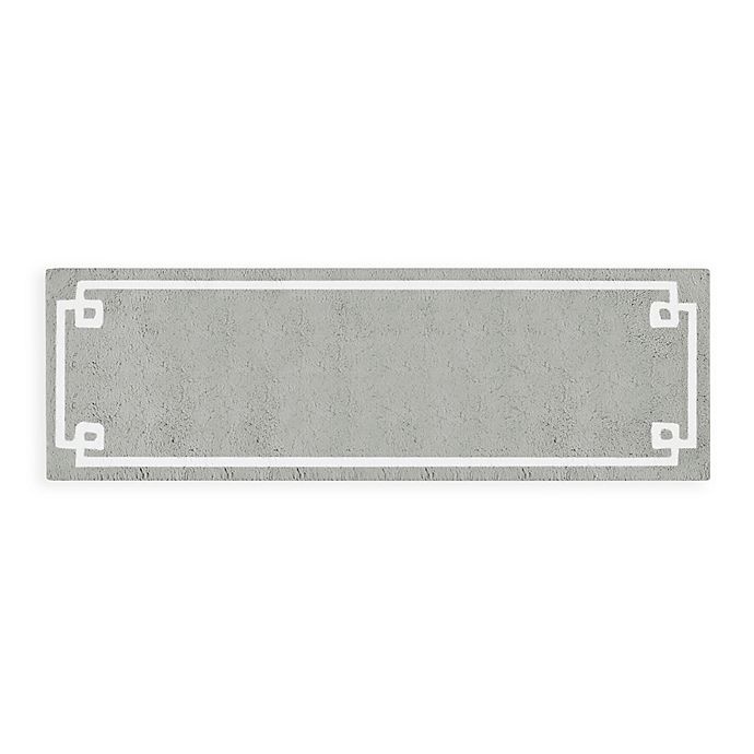 slide 1 of 6, Madison Park Evan Bath Rug - Grey, 24 in x 72 in