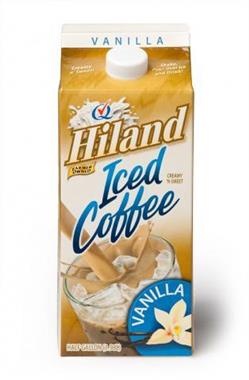 slide 1 of 1, Hiland Dairy Vanilla Iced Coffee, 64 oz