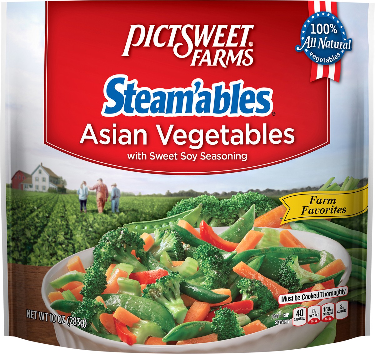 slide 4 of 7, PictSweet Asian Vegetables, 10 oz