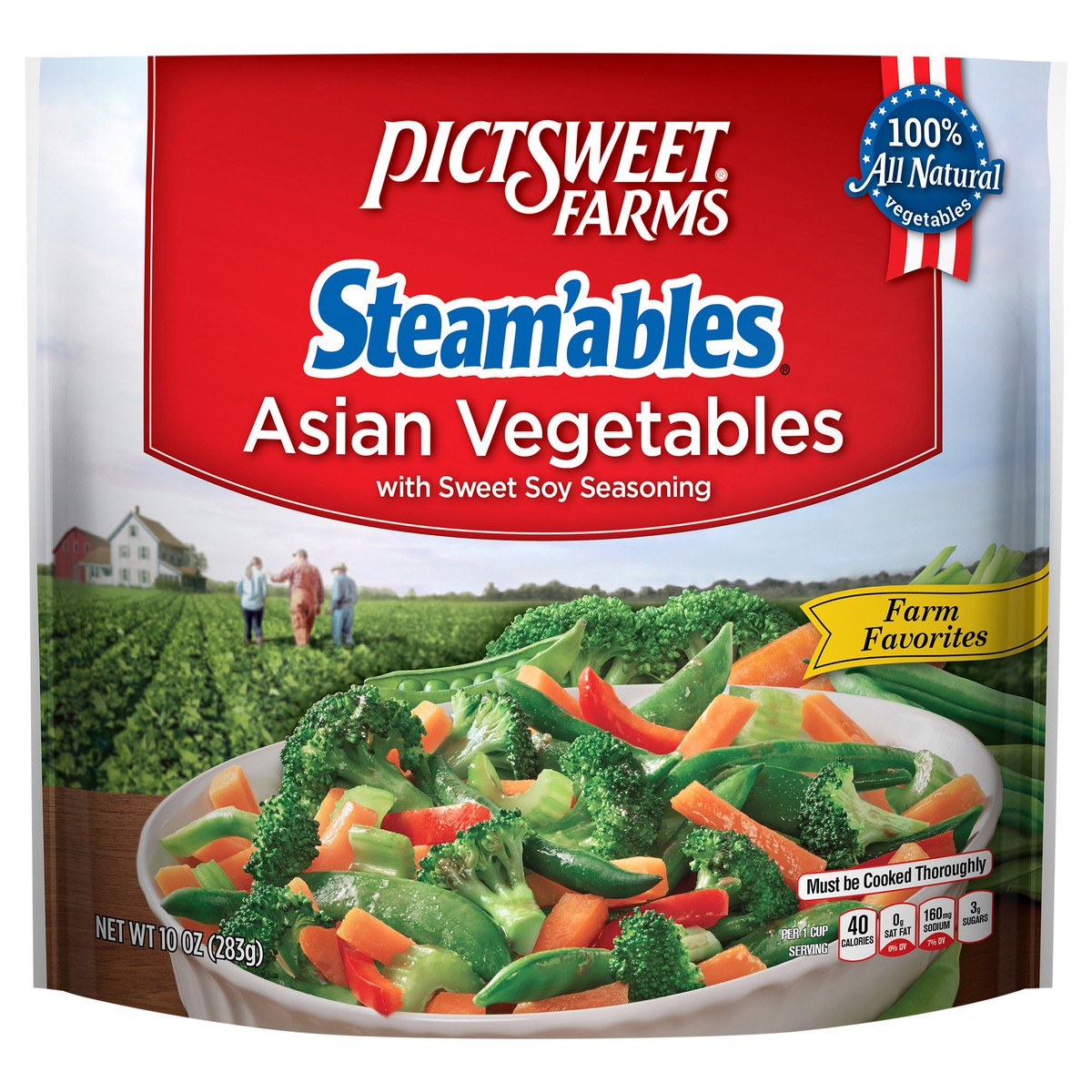 slide 3 of 7, PictSweet Asian Vegetables, 10 oz