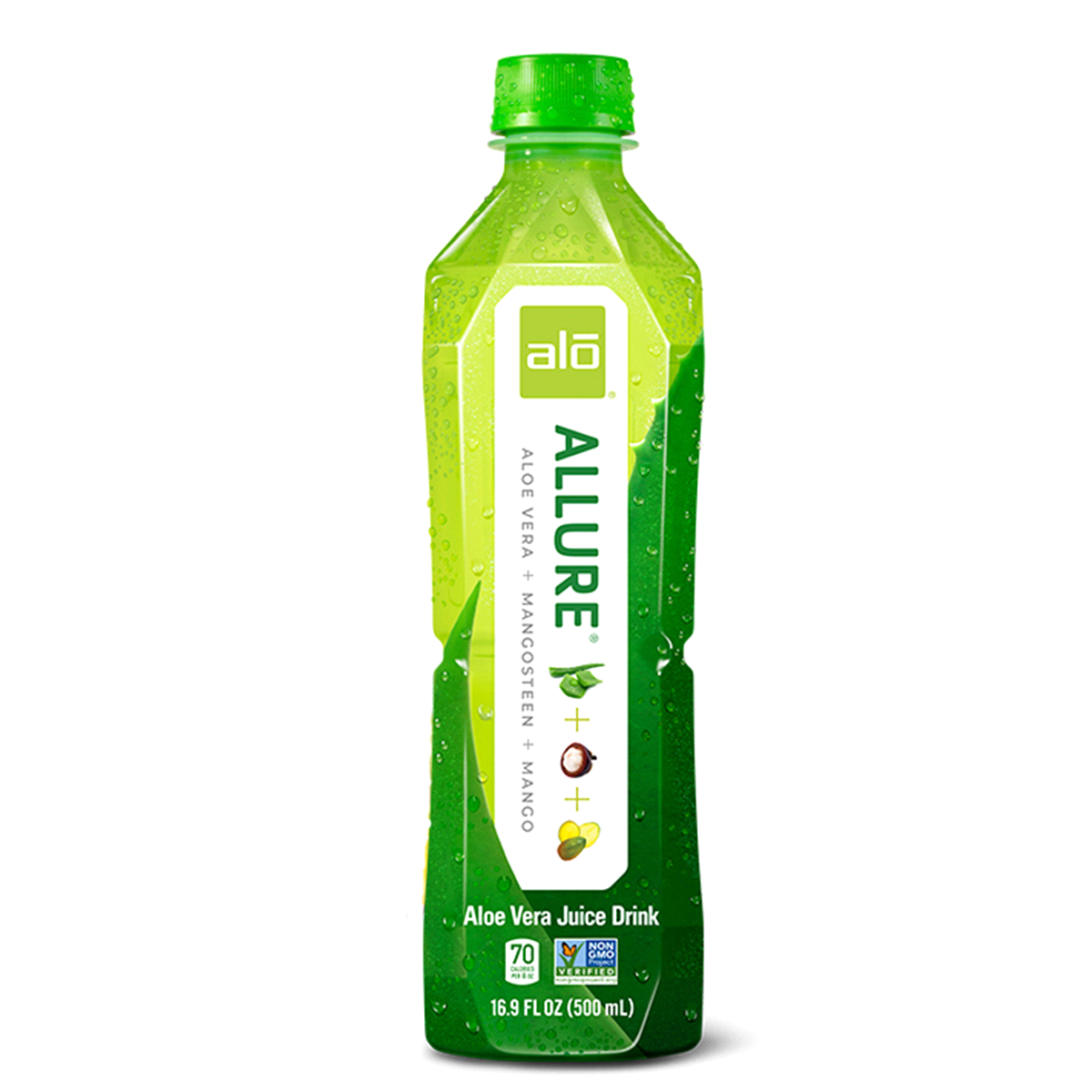 slide 1 of 1, ALO Alure Drink e Vera + Mangosteen + Mango, 16.9 fl oz