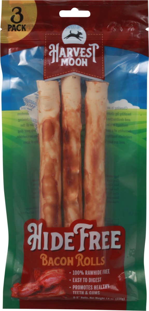 slide 2 of 12, Harvest Moon Hide Free Bacon Rolls 3 Pack 3 ea, 3 ct