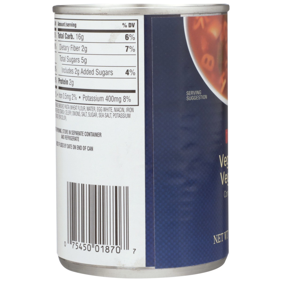 slide 7 of 8, Hy-vee Vegetarian Vegetable Condensed Soup, 10.5 oz