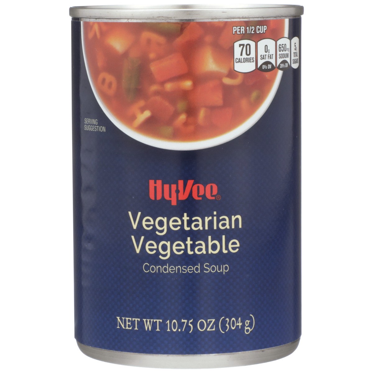 slide 3 of 8, Hy-vee Vegetarian Vegetable Condensed Soup, 10.5 oz