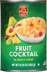 Sunny Select Fruit Cocktail in Heavy Syrup 15.25 oz