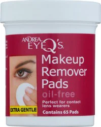 Andrea Eye Q''s Oil-Free Extra Gentle Makeup Remover Pads 65 ea