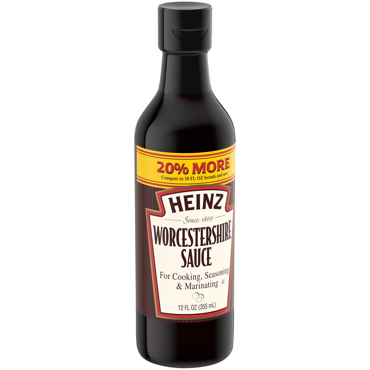 slide 3 of 9, Heinz Worcestershire Sauce, 12 fl oz Bottle, 12 fl oz