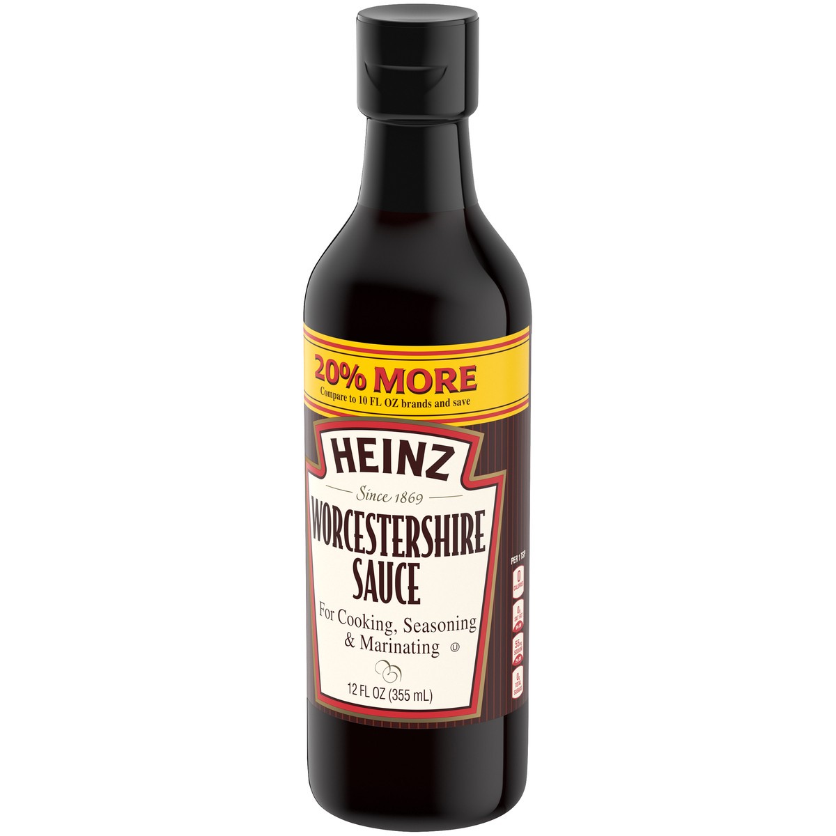 slide 2 of 9, Heinz Worcestershire Sauce, 12 fl oz Bottle, 12 fl oz