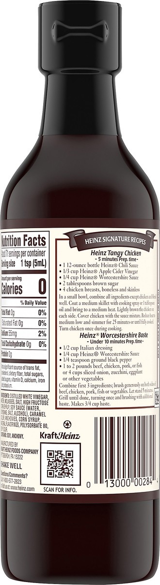 slide 4 of 9, Heinz Worcestershire Sauce, 12 fl oz Bottle, 12 fl oz