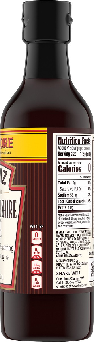 slide 5 of 9, Heinz Worcestershire Sauce, 12 fl oz Bottle, 12 fl oz