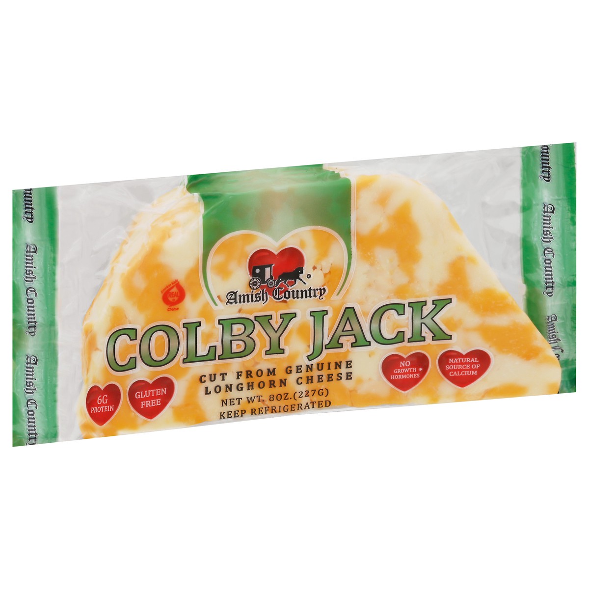 slide 3 of 13, Amish Country Colby Jack Cheese 8 oz, 8 oz