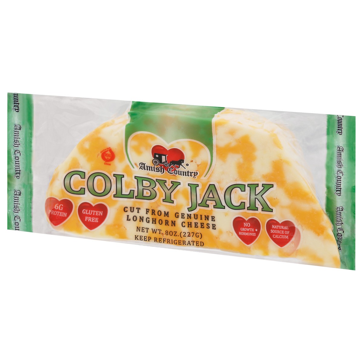 slide 5 of 13, Amish Country Colby Jack Cheese 8 oz, 8 oz