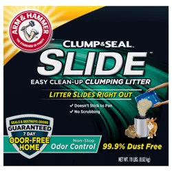 ARM & HAMMER SLIDE Easy Clean-Up Litter, Non-Stop Odor Control, 19lb