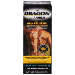 Gel Dragon Pain Relief Gel with Arnica 2.0 oz