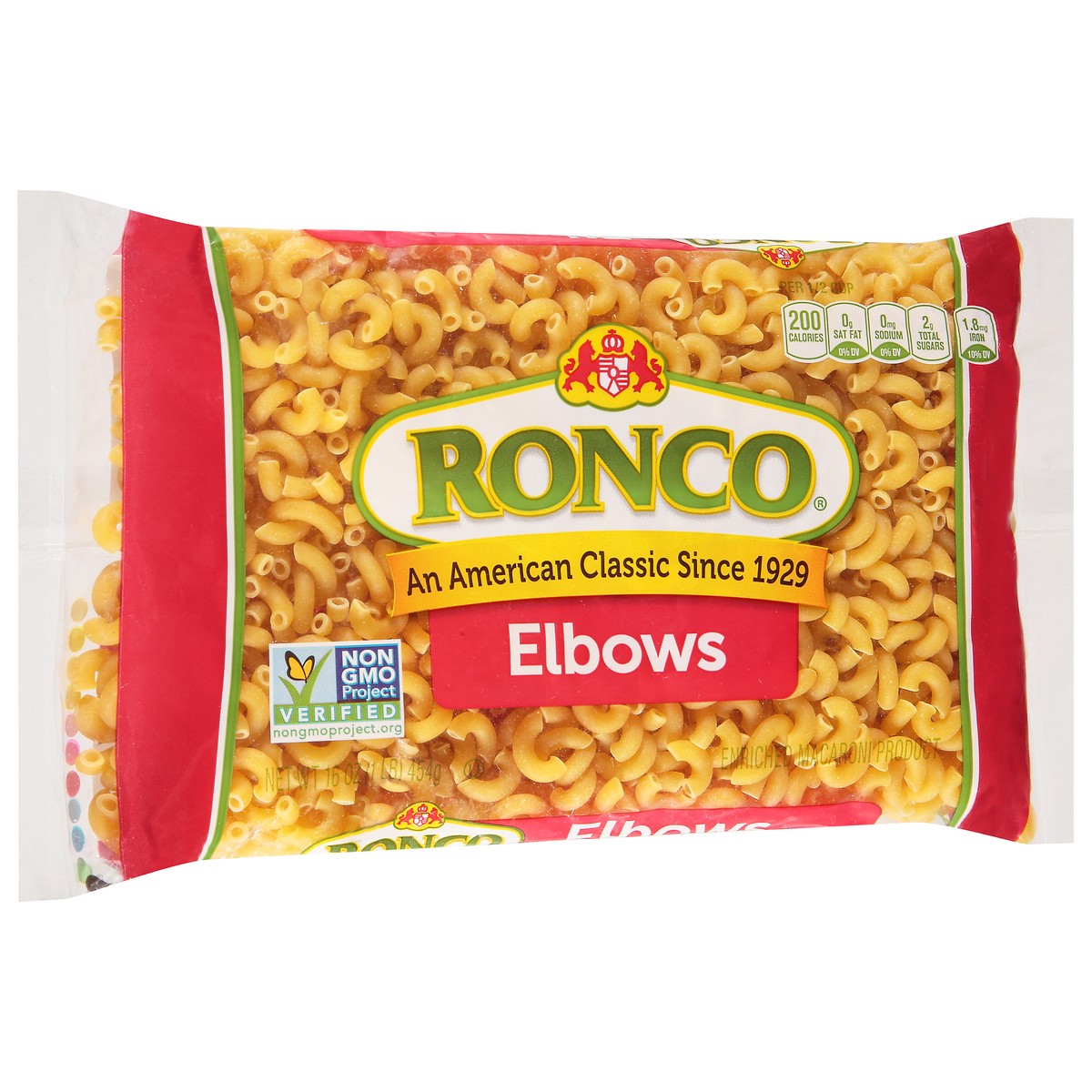 slide 6 of 9, Ronco Elbows 16 oz, 16 oz