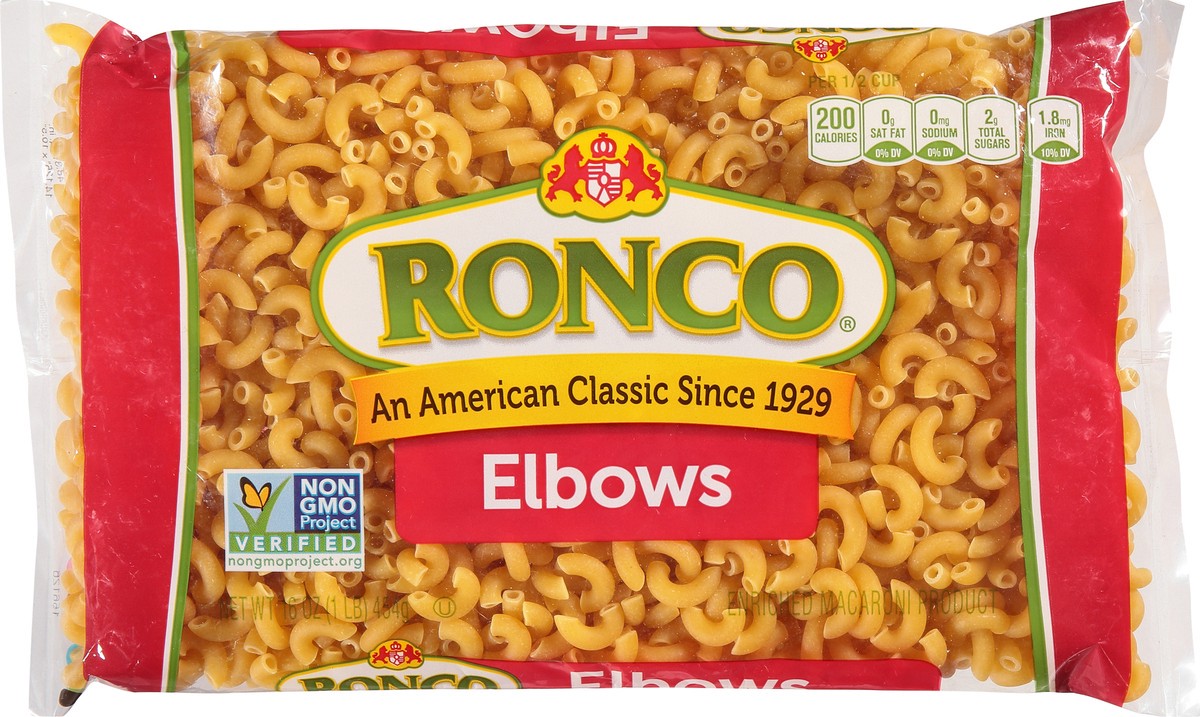 slide 1 of 9, Ronco Elbows 16 oz, 16 oz