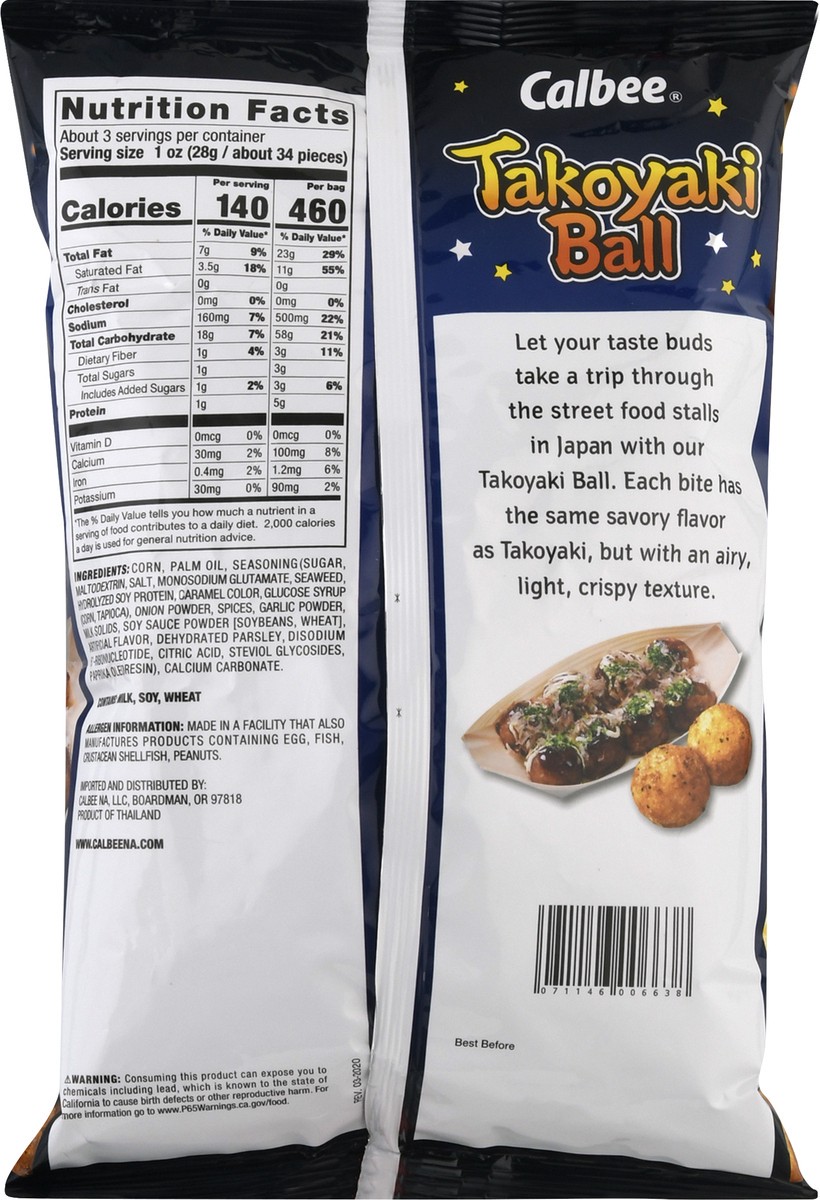 slide 8 of 10, Calbee Takoyaki Ball 3.17 oz, 1 ct