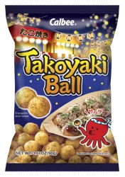 Calbee Japanese-Style BBQ Sauce Takoyaki Ball 3.17 oz