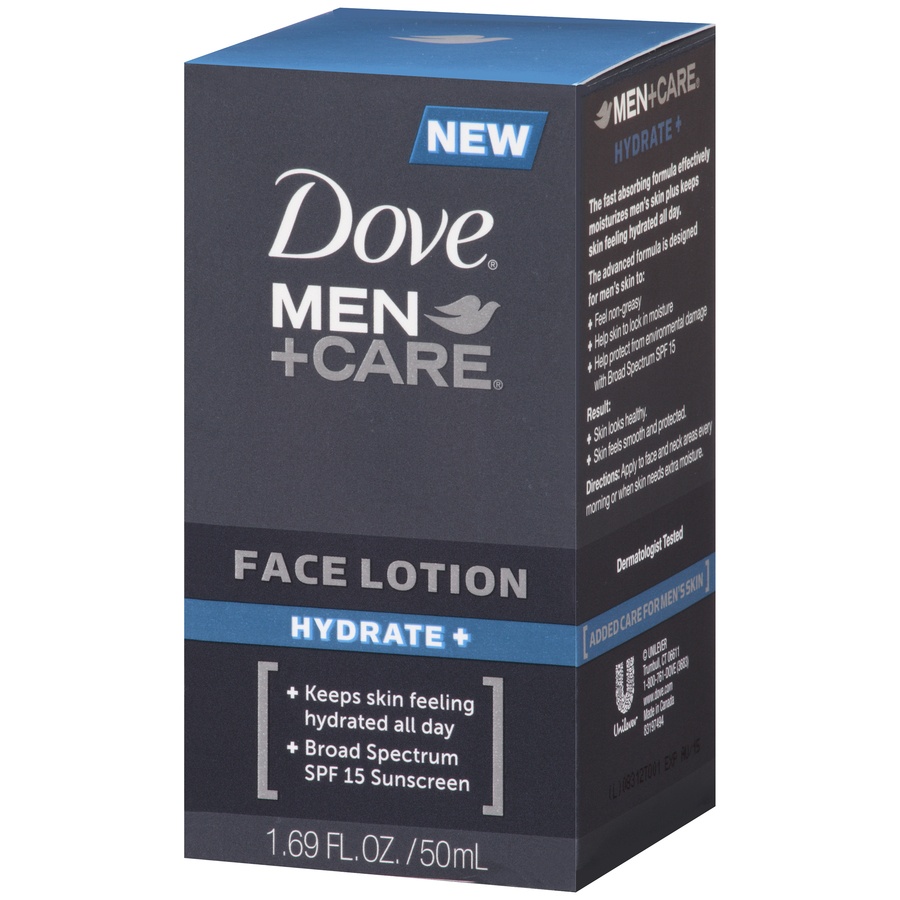 Dove Men + Care Face Lotion Hydrate Shipt