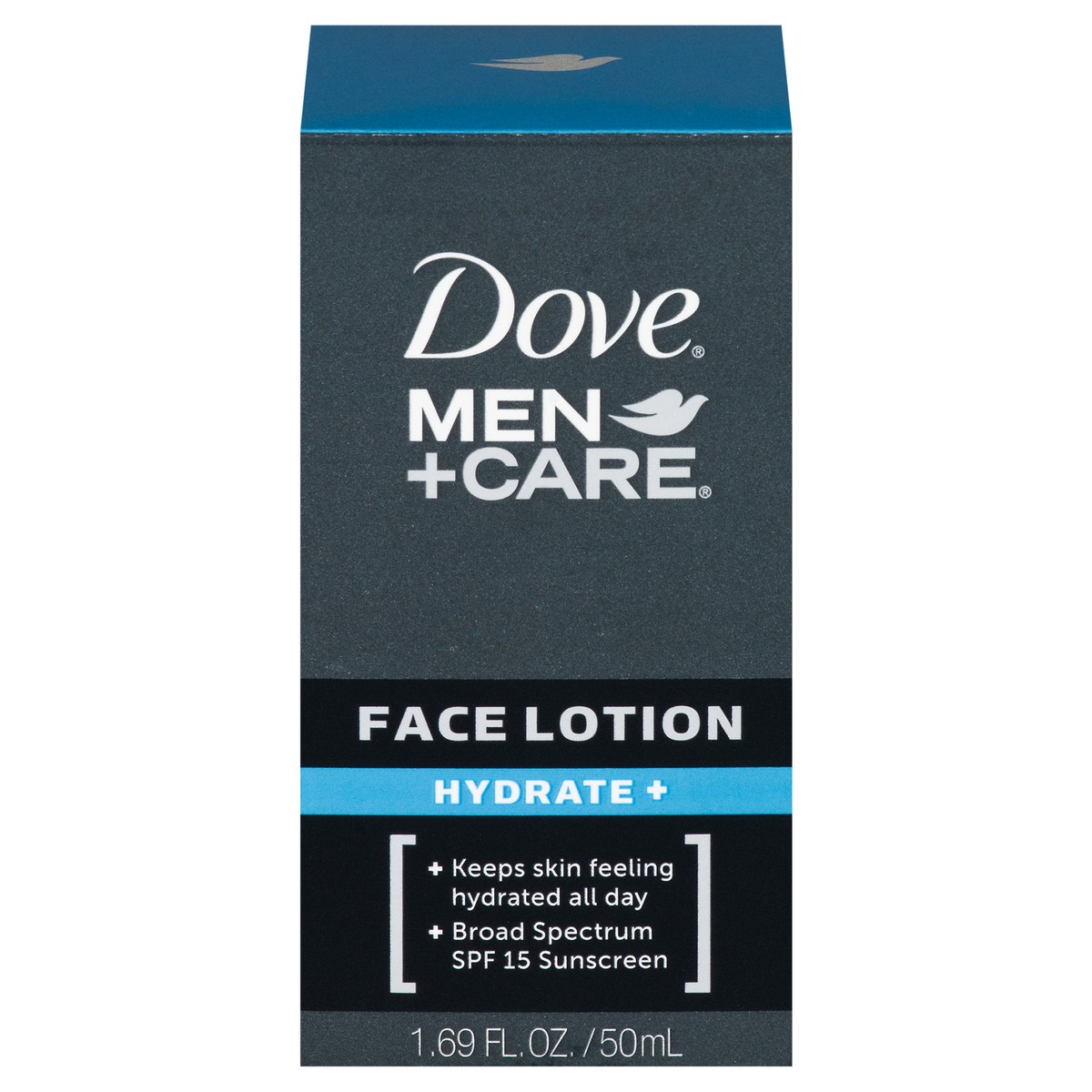 slide 1 of 10, Dove Men+Care Hydrate Plus Face Lotion, 1.69 fl oz